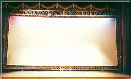 电动电影银幕架